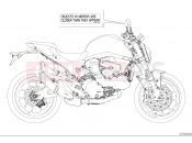 DUCATI Monster SP Positioning plates