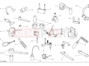DUCATI Monster SP Workshop service tools - frame