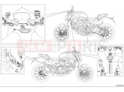 DUCATI Monster Senna Positioning plates