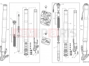 DUCATI Multistrada V2 S Front fork