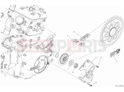 DUCATI 2019  Diavel 1260 FRONT SPROCKET & CHAIN