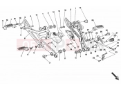 DUCATI 1995 Monster 900 FOOTREST » FRAME