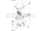 SUZUKI DL1000A L5 (2015) V-Strom (E03,E28,E33) 155A - AIR CLEANER