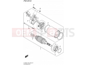 SUZUKI DL1000A L5 (2015) V-Strom (E03,E28,E33) 301A - STARTING MOTOR