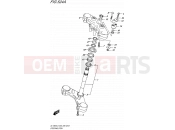 SUZUKI DL1000A L5 (2015) V-Strom (E03,E28,E33) 524A - STEERING STEM
