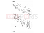 SUZUKI DL650 L0 (2010) V-Strom (E03,E28,E33) 37 - FOOTREST