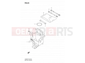 SUZUKI DL650A L0 (2010) V-Strom (E02,E19,E24) 43 - BATTERY HOLDER