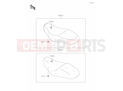 KAWASAKI W800 (EJ800EMFNN) 64 Accessory(Seat)