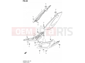 SUZUKI DL650A L4 (2014) V-Strom (E21) 40 - FRAME COVER