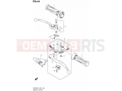 SUZUKI DL650A L4 (2014) V-Strom (E21) 44 - HANDLE LEVER