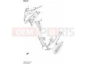 SUZUKI DL650A L4 (2014) V-Strom (E21) 47 - SIDE COWLING