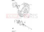 SUZUKI DL650A L4 (2014) V-Strom (E21) 59 - REAR WHEEL