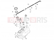 PIAGGIO MP3 500 MAXI Sport - Business - Advanced Fuel tank