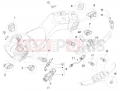 PIAGGIO MP3 500 MAXI Sport - Business - Advanced Selectors - Switches - Buttons