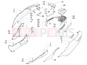 PIAGGIO MP3 500 MAXI Sport - Business - Advanced Side cover - Spoiler