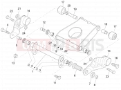 PIAGGIO MP3 500 MAXI Sport - Business - Advanced Swinging arm