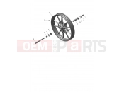 Triumph 2025 Scrambler 400 X Front Wheel