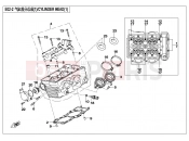 CFMOTO 650 NK (CF650-7B) CYLINDER HEAD（1）