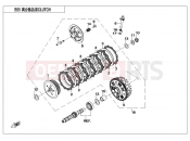 CFMOTO 650 NK (CF650-7B) CLUTCH