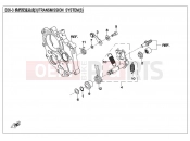 CFMOTO 650 NK (CF650-7B) TRANSMISSION SYSTEM（3）