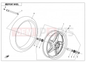 CFMOTO 650 NK (CF650-7B) FRONT WHEEL