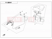 CFMOTO 650 NK (CF650-7B [EU4] ) SEAT(BASIC) - F13-A