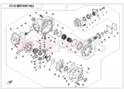 FRONT AXLE - F31-V2 - CFMOTO CFORCE 450 (CF400ATR-2L [T3a] ) 2017