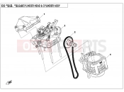 CFMOTO CFORCE 450 (CF400AU) CYLINDER @^ CYLINDER HEAD ASSY. - E02