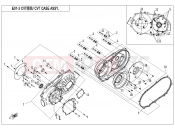 CVT CASE ASSY. - E01-3 - CFMOTO CFORCE 450 (CF400AU-A) 2017
