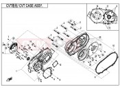 CFMOTO CFORCE 450 (CF400AU-A) CVT CASE ASSY.
