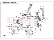 CFMOTO CFORCE 450 (CF400AU-A) FRONT SUSPENSION