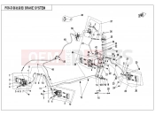 CFMOTO CFORCE 450 (CF400AU-A) BRAKE SYSTEM(RH,SPLIT)