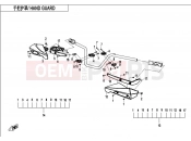 CFMOTO CFORCE 450 (CF400AU-A) HAND GUARD