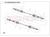 CFMOTO CFORCE 450 (CF400AU-A) REAR CV SHAFT