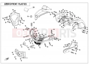 FRONT PLASTICS - F04-1 - CFMOTO CFORCE 520 (CF500AU-7A) 2020