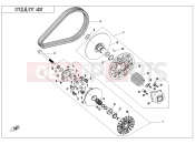 CVT ASSY - E05-V2 - CFMOTO CFORCE 520 (CF500AU-7A) 2020