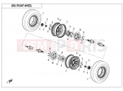 CFMOTO 2021 ATV CFORCE 625 (CF600AU-3S) FRONT WHEEL - F07