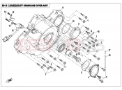 LEFT CRANKCASE COVER ASSY - E01-5 - CFMOTO CFORCE 800 (CF800ATR-2) 2018