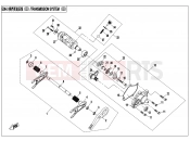 TRANSMISSION SYSTEM(3) - E06-3 - CFMOTO CFORCE 800 (CF800ATR-2) 2018
