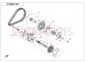 CFMOTO 2018 ATV CFORCE 850 (CF800AU-2A) CVT ASSY(SPEED LIMITED) - E05-A
