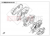 CRANKCASE ASSY. - E01 - CFMOTO CFORCE 820 (CF800AU-2B) 2017