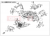 CFMOTO 2018 ATV CFORCE 820 (CF800AU-2B) FRONT PLASTICS(T3 HEDA LIGHT) - F04-1-B