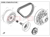 CFMOTO 2018 ATV CFORCE 820 (CF800AU-2B) CLUTCH@^CVT ASSY. - E05