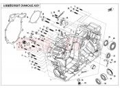 CFMOTO UFORCE 1000 (CF1000UTR-3) RIGHT CRANKCASE ASSY. - E01-2-A