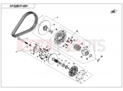 CFMOTO 2021 UTV UFORCE 1000 (CF1000UTR-3) CVT ASSY - E05-A-V2