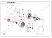 FRONT WHEEL - F07 - CFMOTO UFORCE 1000 (CF1000UTR-3) 2024
