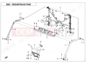 BUMPER @^ CAB FRAME - F23-V2 - CFMOTO UFORCE 1000 (CF1000UTR-3) 2024