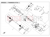 TRANSMISSION SYSTEM(3) - E06-3-V8 - CFMOTO UFORCE 1000 (CF1000UTR-3) 2024