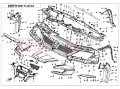 FRONT PLASTICS - F04-1 - CFMOTO UFORCE 1000 (CF1000UTR-3) 2026