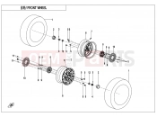 FRONT WHEEL - F07 - CFMOTO UFORCE 1000 (CF1000UTR-3) 2026